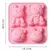 Molde silicona OSOS Y CONEJOS - comprar online