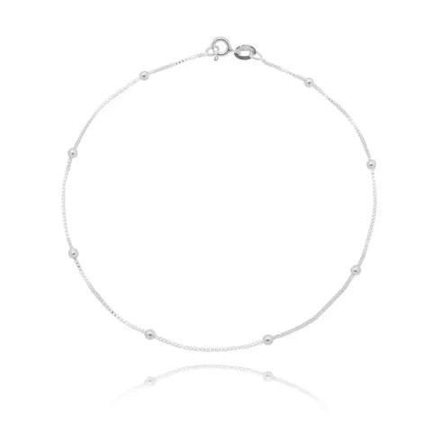 pulseira veneziana com bolinhas fundo branco