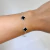 Pulseira de Prata 5 Trevos Ônix -1cm na internet