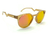 Hypes Haze - Bege transparente/ Lente fire espelhada