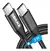 Cable Cargador Carga Rapida USB C A USB C USB 2 Metros Dehuka
