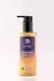 Frasco de 200ml do Hidratante Iluminador Levidè, com pump preto e rótulo em tons roxo e laranja.
