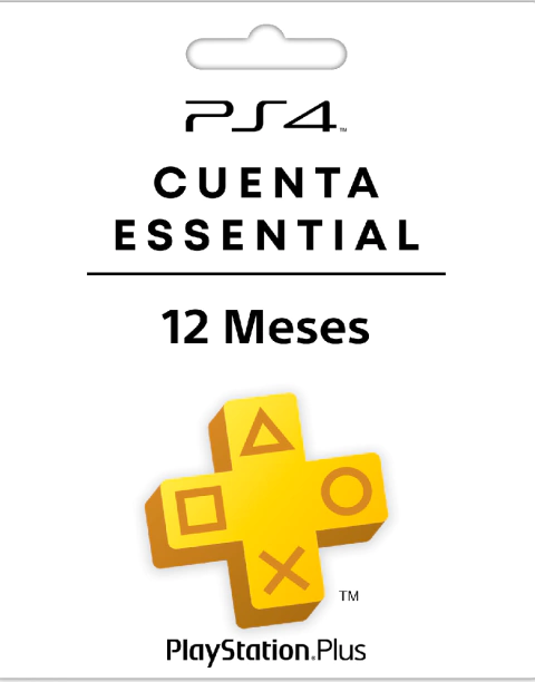 PS Plus Essential 12 Meses PS4