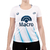 Remera Bullpadel Alacre Argentina Blanca Dama - comprar online