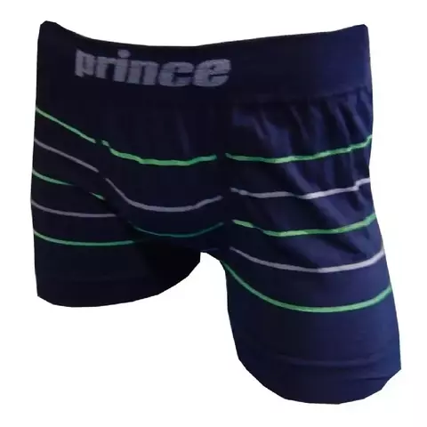 Boxer Prince Algodón Rayado Azul
