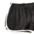 Short Flash Microfibra Negro/Blanco - comprar online