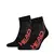 PACK X2 MEIAS HEAD PRETO/VERMELHO
