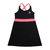 Vestido X-Trust Barcelona Preto/Rosa
