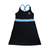 Vestido X-Trust Barcelona Preto/Azul Claro