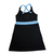 Vestido X-Trust Barcelona Preto/Azul Claro na internet