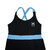 Vestido X-Trust Barcelona Preto/Azul Claro - comprar online