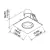 Spot de Embutir Face Plana Lisse II Quadrado PAR20 12x12x11cm Alumínio Preto - Newline IN55531 na internet
