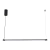 Pendente LED Swing Linear 3000K 20W Bivolt 100x1,6cm Alumínio e Acrílico Preto - Skylight SKY-4031M - SKY-4031M
