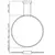 PENDENTE VOLTA PENDULO 360° - AROS VERTICAL - CABO 150CM - loja online