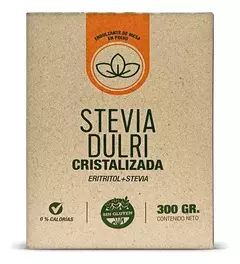 Stevia Cristalizada X 300gr Con eritritol Dulri - comprar online