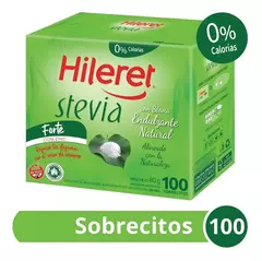 Stevia x 100 Sobres Hileret - comprar online