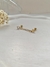 Piercing Duplo com Corrente em Aço Inoxidável Dourado - comprar online