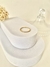 Anel Delicado Enrolado em Aço inoxidável Dourado - loja online