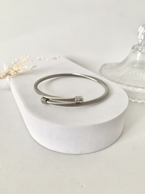 Bracelete Regulável em Aço Inoxidável