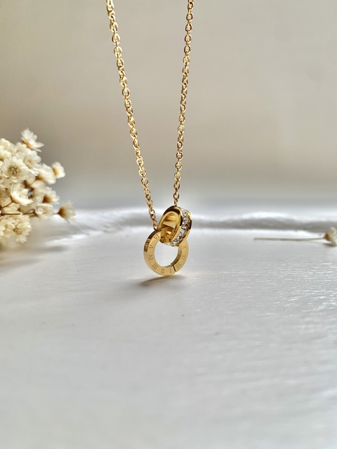 Colar Inspiração Bvllgarii em Aço inoxidável Dourado - comprar online