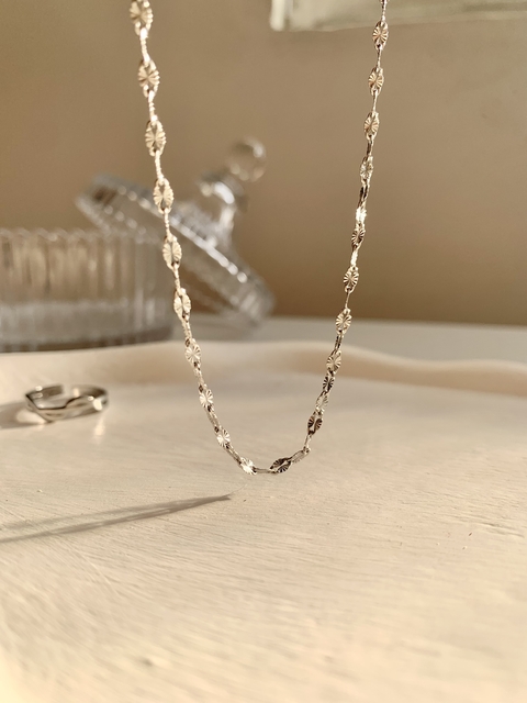 Choker Elos Chapados Detalhados em Aço Inoxidável