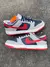 Nike Dunk - CINZA, AZUL E VERMELHO