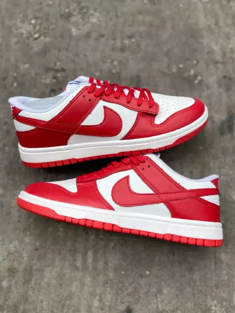 Nike Dunk - VERMELHO E BRANCO