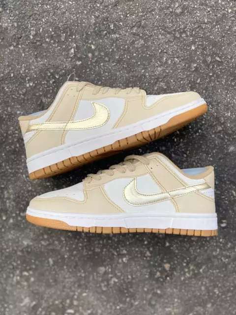 Nike Dunk - DOURADO E BRANCO