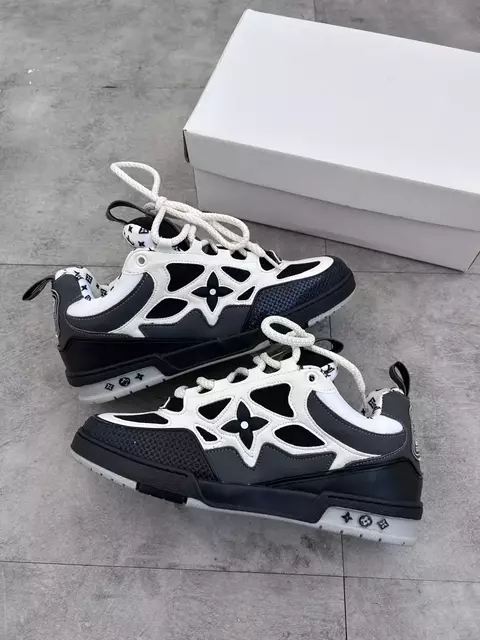 Louis Vuitton Skate - Branco e Cinza Escuro