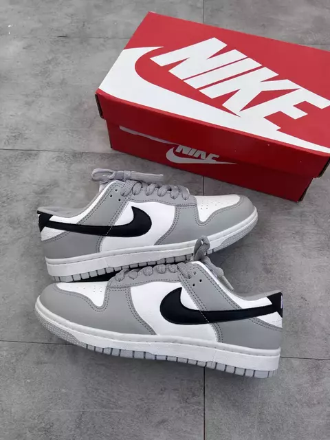 Nike Dunk - CINZA, BRANCO E PRETO