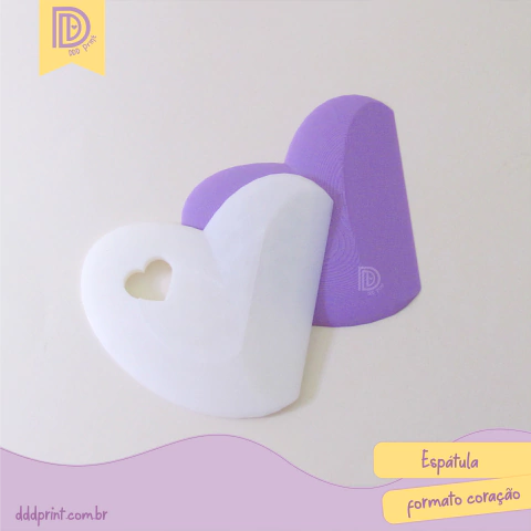 Espátula - Formato Coração