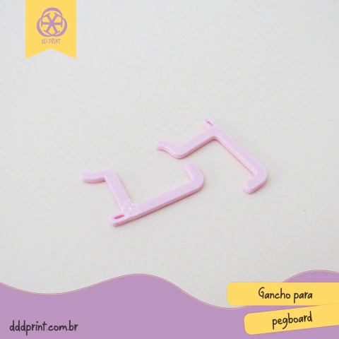 Kit de ganchos para pegboard - 5 unidades