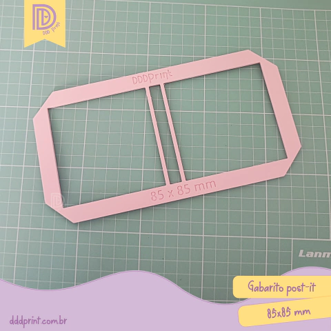 Gabarito Post-it 85x85 mm