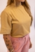 Tshirt Gola Alta Bege - comprar online