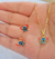 Conjunto de Brincos e colar Folheado Stitch e Angel - comprar online