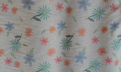 Linho Misto Estampa Digital Linen Oslo