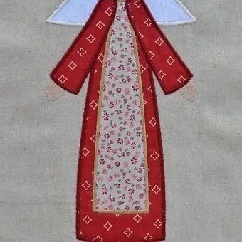Anjo - Bordado Apliquê
