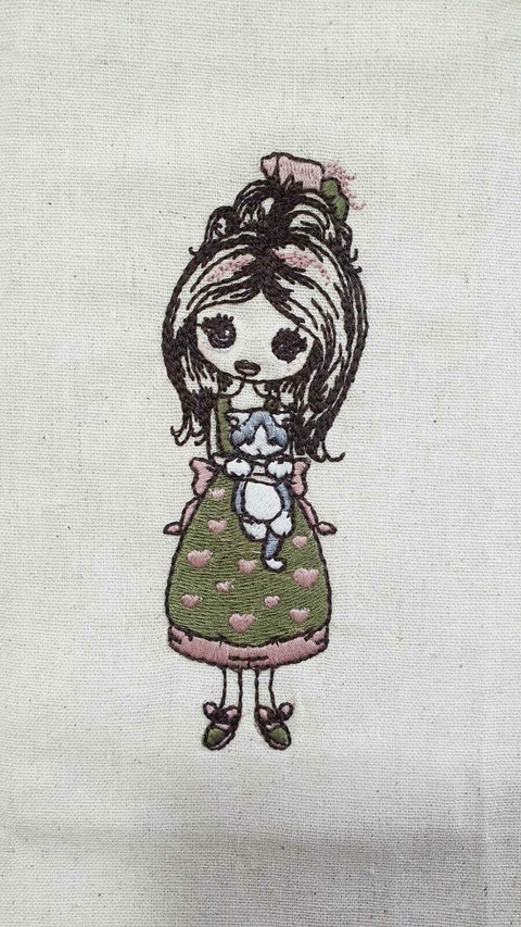 menina gato