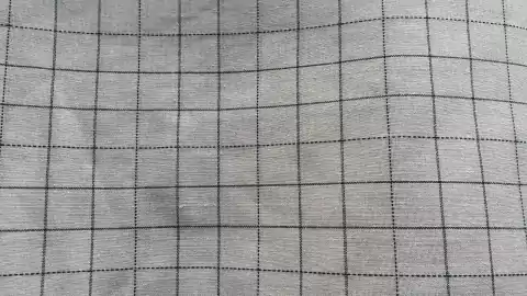 Linho Misto Rústico Quadriculado Risco fino