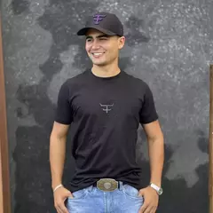 Camiseta Texas Farm Masculina Preta - CM618 - comprar online