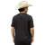 Camiseta Masculina Thankfield Preto Com Detalhes - Brasil Cowboy - Moda Country Masculina e Feminina