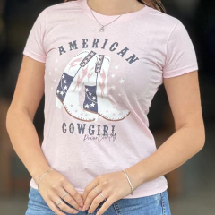 T-shirt Power Country Rosa Texana