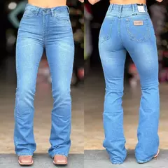 Calça Wrangler Feminina Flare Delave- WF2064 - comprar online