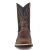 Bota Made In Lida Masculina Western Escamada Marrom Preto - Brasil Cowboy - Moda Country Masculina e Feminina