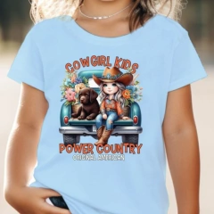 Camiseta Infantil Feminina Power Country
