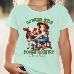 Camiseta Infantil Feminina Power Country