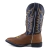Bota Made in Lida Barriga Avestruz Marrom e Preta 03 6963 na internet