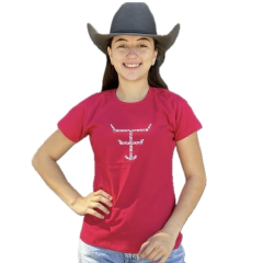 T-shirt Texas Farm Rosa Magenta CF268
