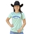 T-shirt Feminina Thankfield Verde Agua 0189