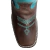 Bota Feminina Made In Lida Turquesa - comprar online